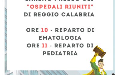 REGGIO CALABRIA: CAPITAN U.DI.CON. INCONTRA I BAMBINI DI EMATOLOGIA E PEDIATRIA ALL’OSPEDALE RIUNITI