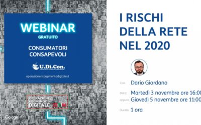 Save the date: I rischi della rete nel 2020 – Webinar